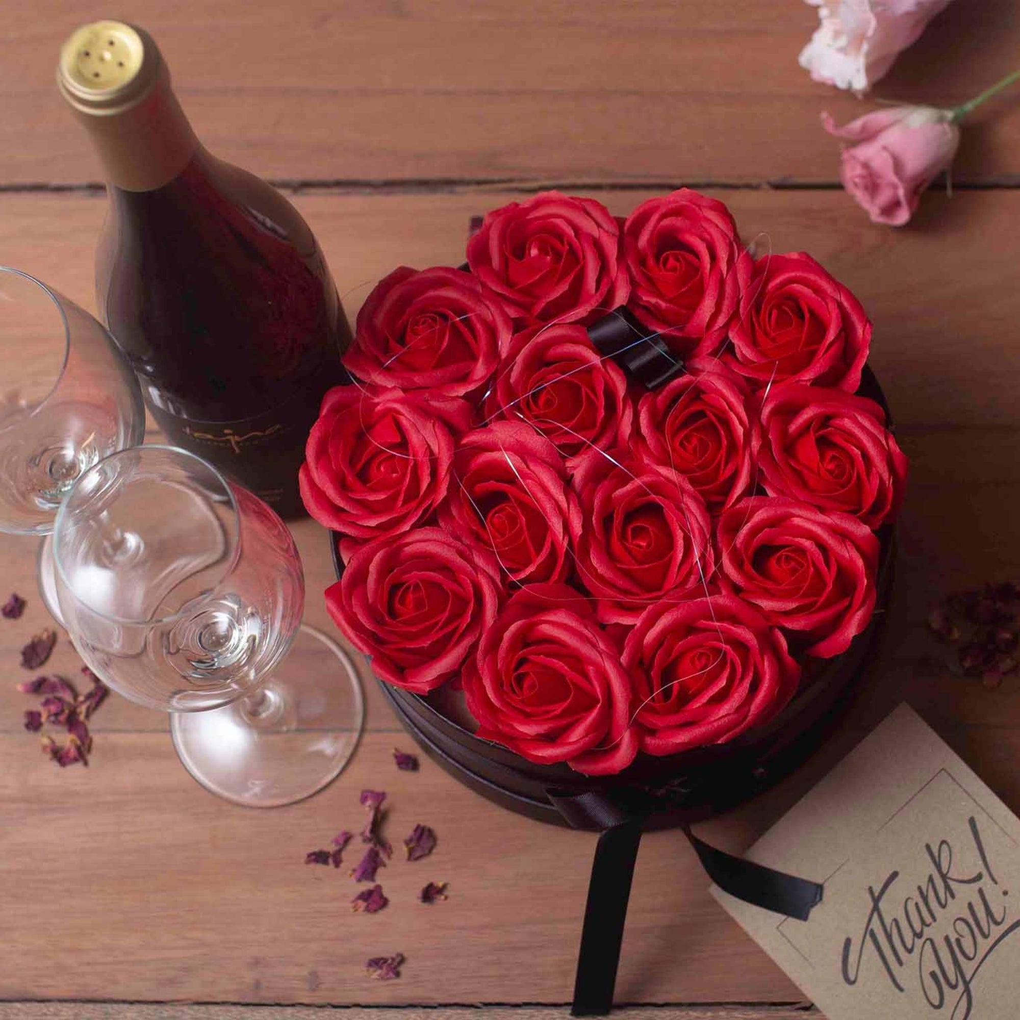 Caja de Regalo Flor de Jabón