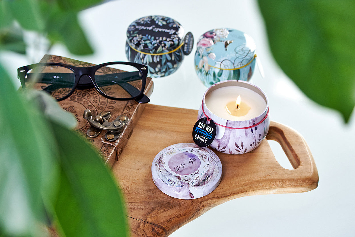 Velas Artísticas en Lata