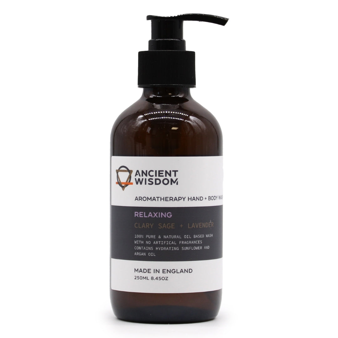 Gel de manos y cuerpo de salvia sclarea y lavanda 250ml