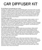 Kit difusor para coche - Rueda de auto - 30mm