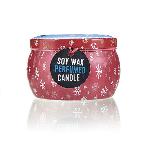 Vela Artística en Lata - Vintage Christmas - Naranja especiada