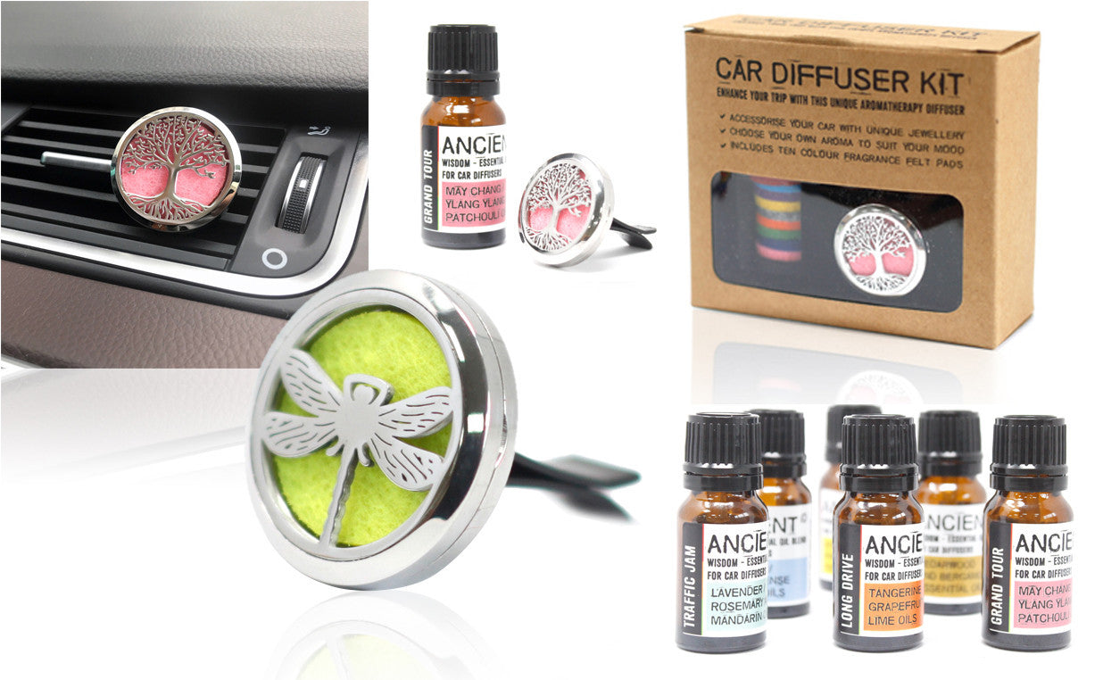 Aceite Esencial para difusor de coche 10ml - May Chang, Ylang Ylang, Pachuli