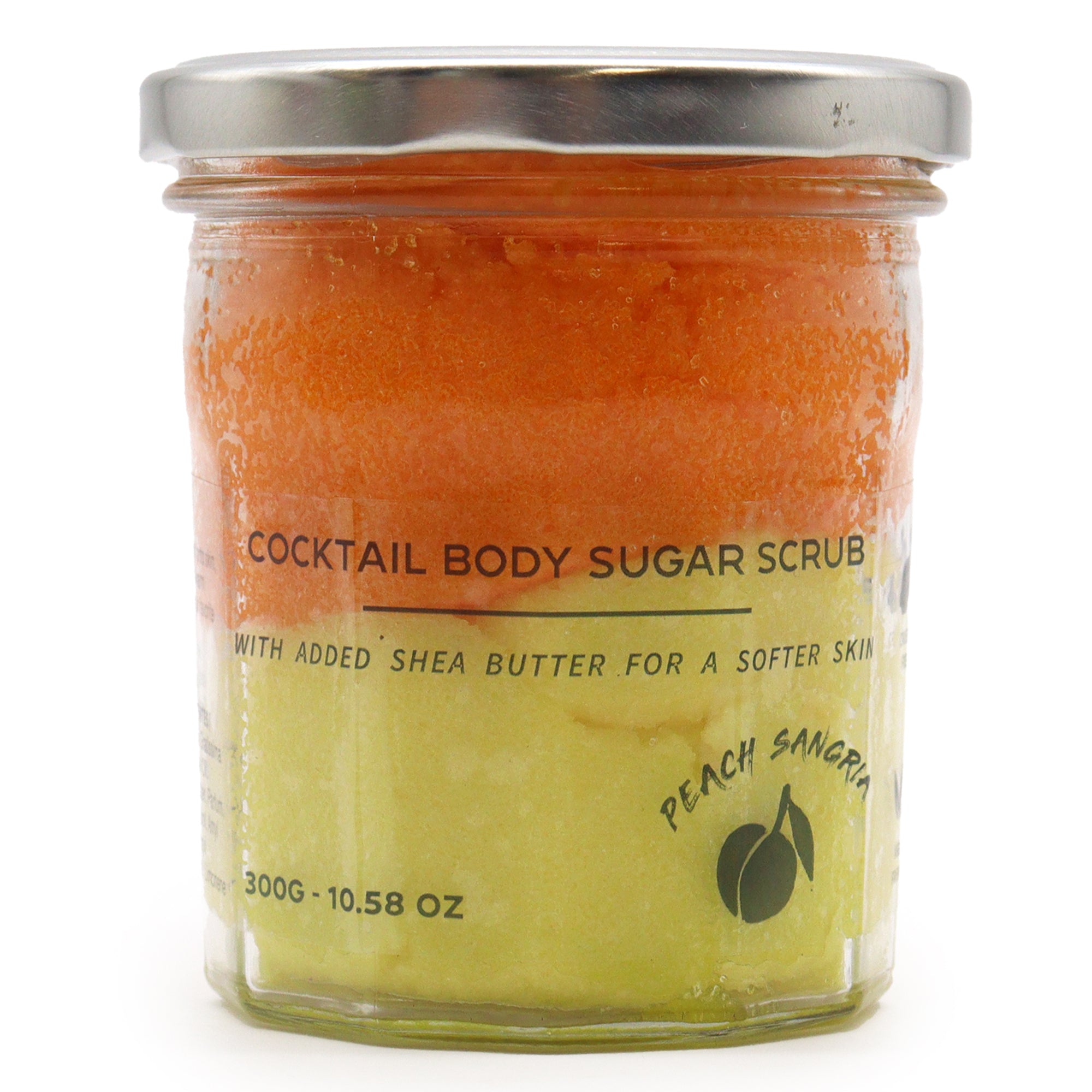 Exfoliante corporal de azúcar perfumado - Sangría de melocotón 300 g