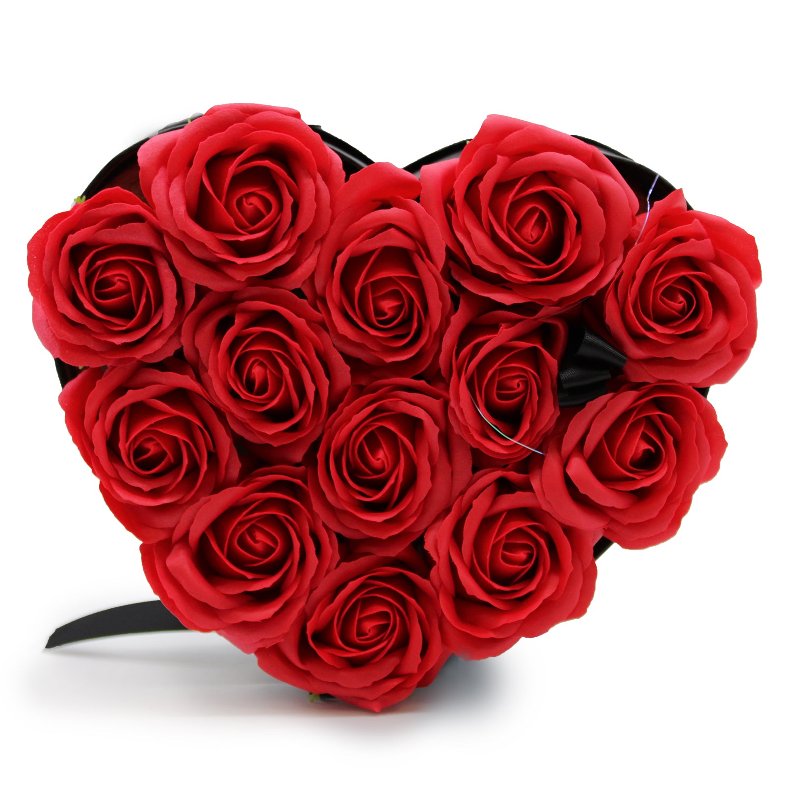 Caja de Regalo - Flor de Jabón 13 Rosas rojo - Corazón