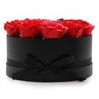 Caja de Regalo - Flor de Jabón 14 Rosas rojo - Redonda