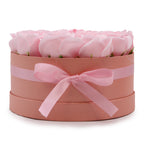Caja de Regalo - Flor de Jabón 14 Rosas Rosas - Redonda
