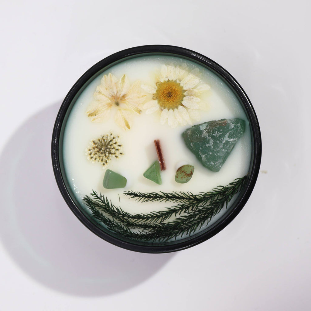 Vela Mágica de Flor y Cristal - Mago