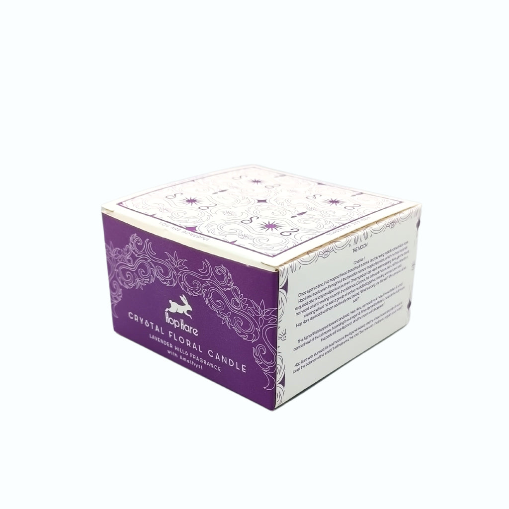 Vela Mágica de Flor y Cristal - Luna