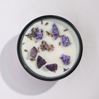 Vela Mágica de Flor y Cristal - Luna