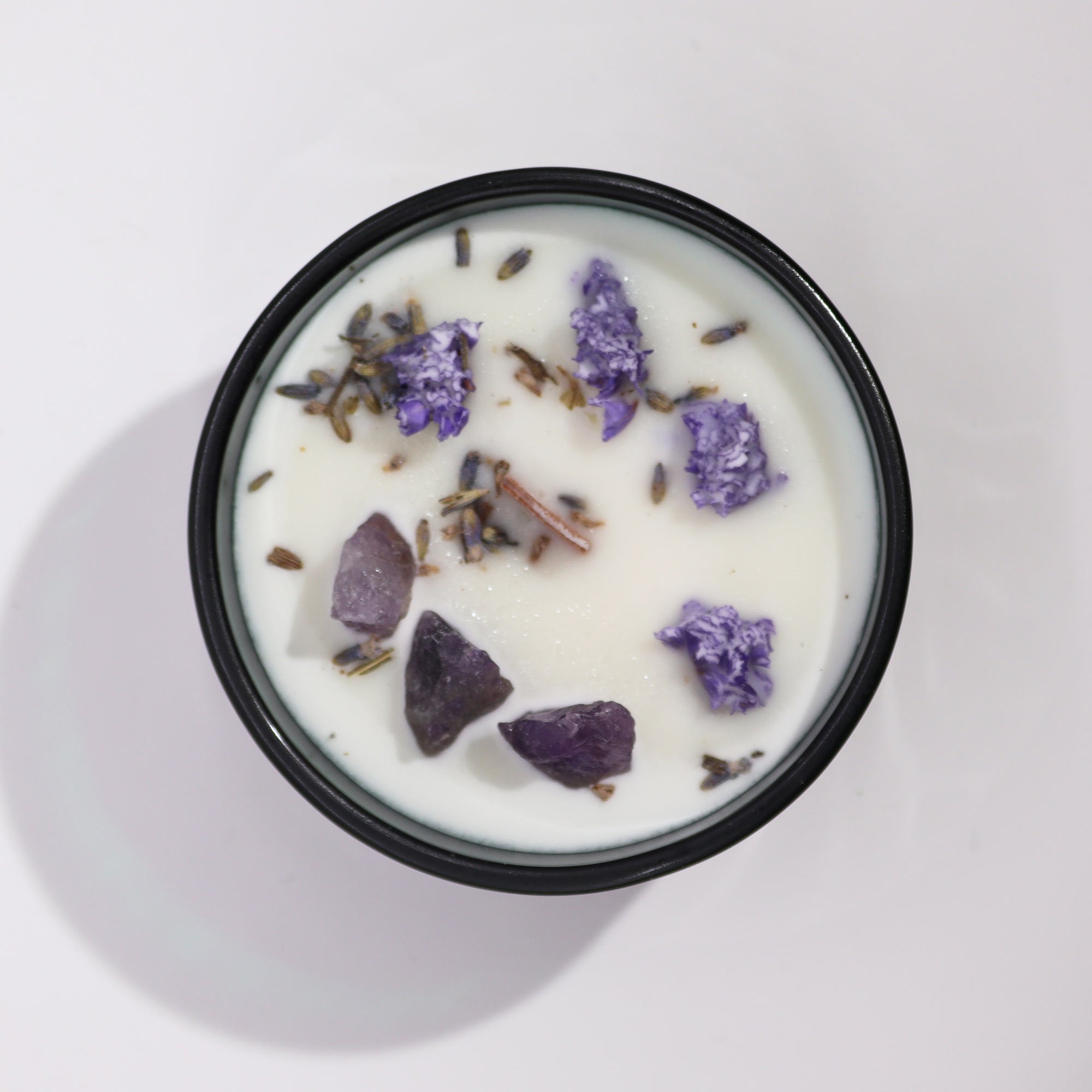 Vela Mágica de Flor y Cristal - Luna