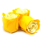 Set de 3 flores de Jabón caja corazón - Rosas primavera