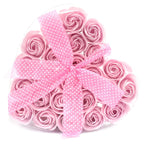 Set de 24 flores de Jabón - Rosas rosa