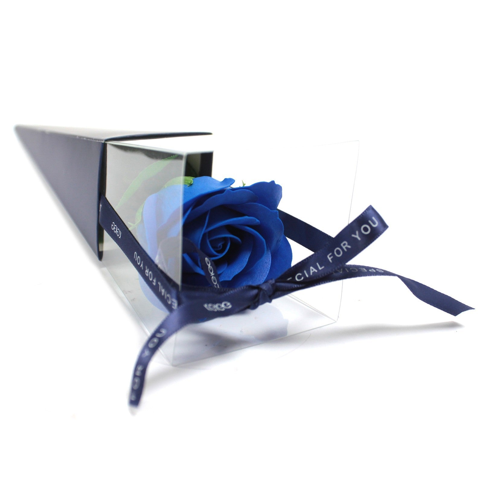 Rosa simple - Rosa azul