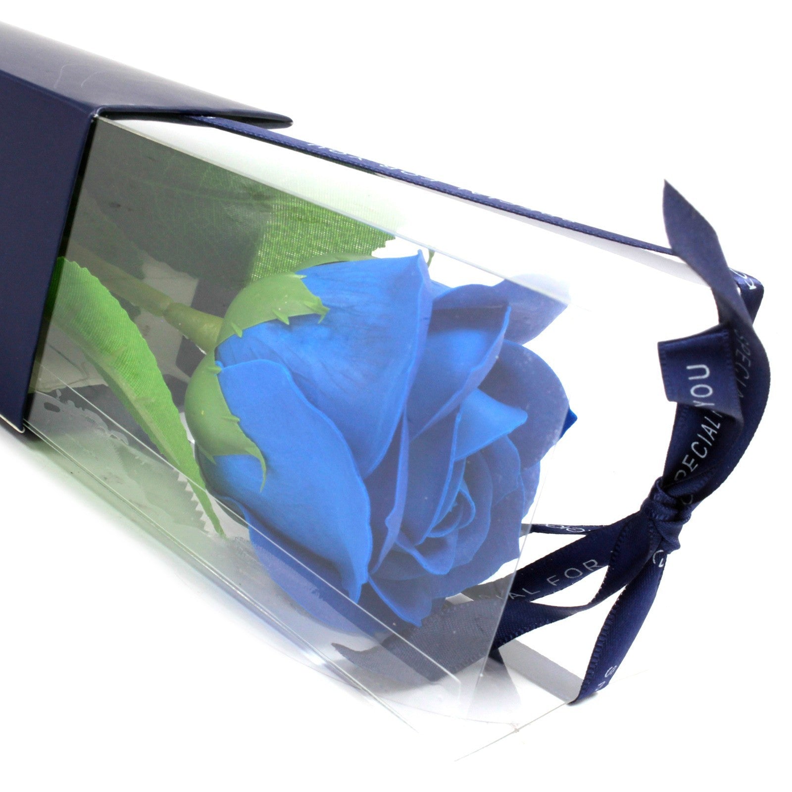 Rosa simple - Rosa azul