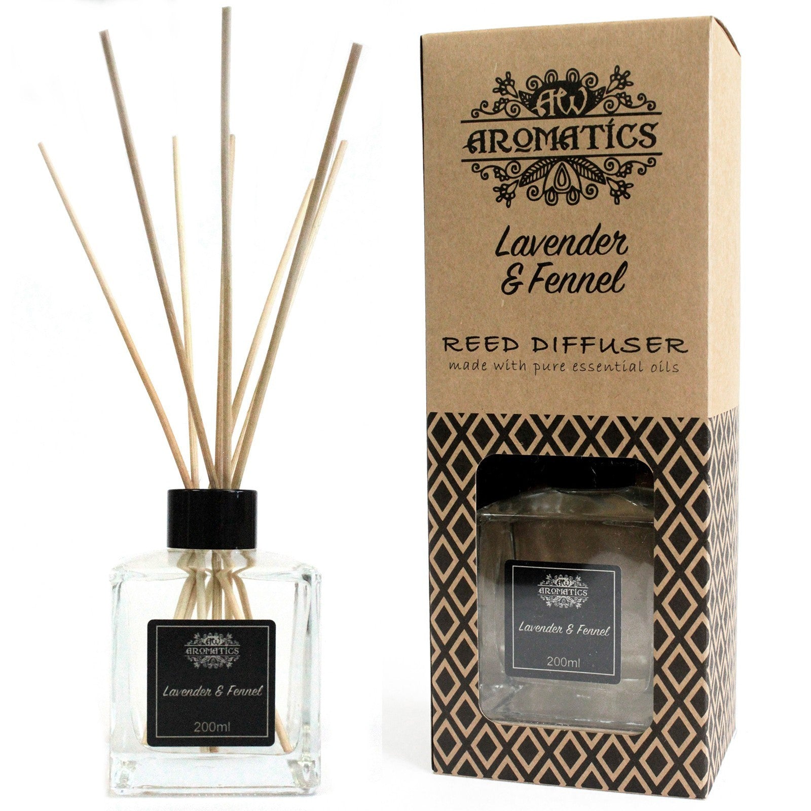 Stick de Varillas con Aceites Esenciales - Lavanda y Hinojo
