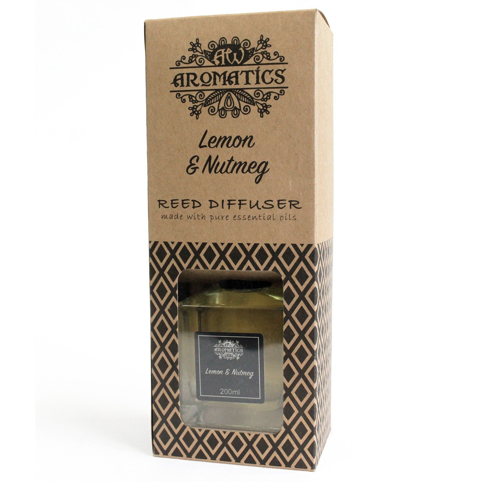 Stick de Varillas con Aceites Esenciales - Limón y Nuez moscada