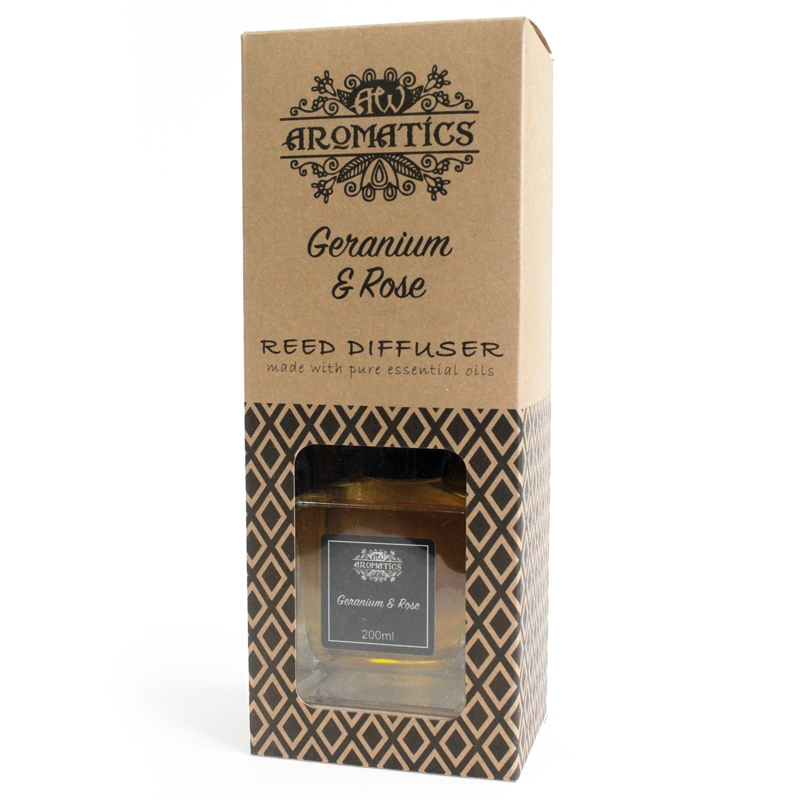 Stick de Varillas con Aceites Esenciales - Geranio y Rosa