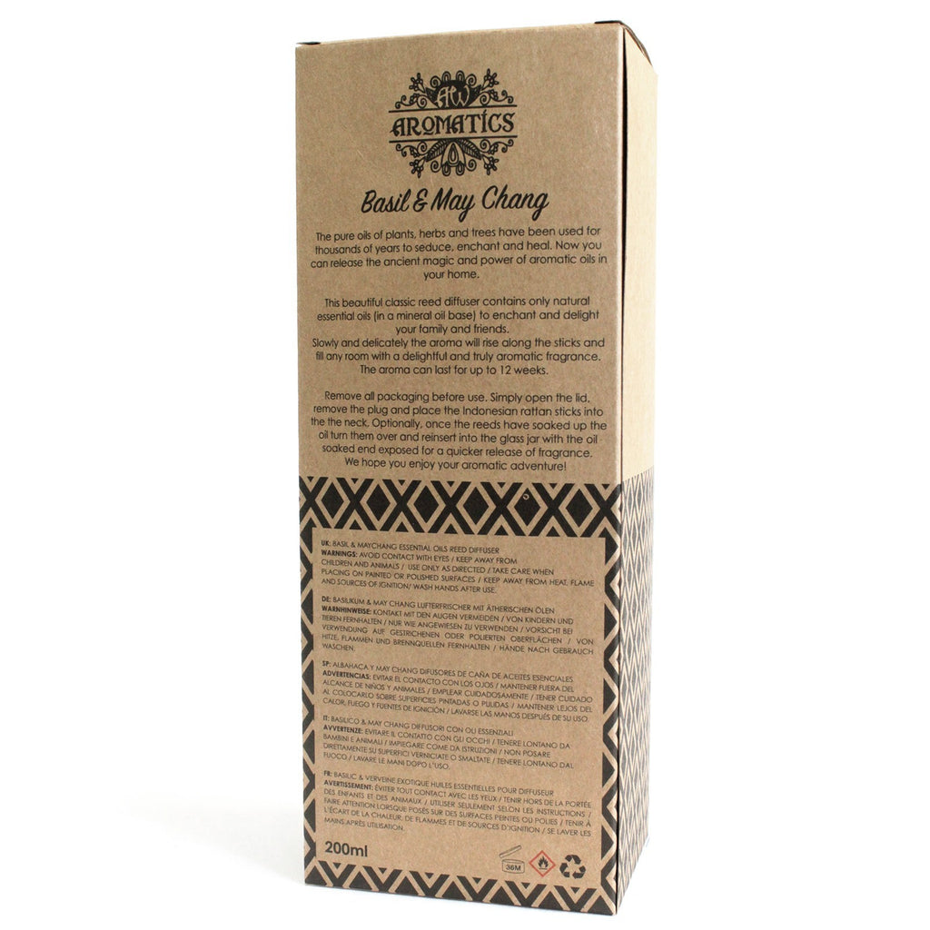 Stick de Varillas con Aceites Esenciales - Albahaca y Maychang