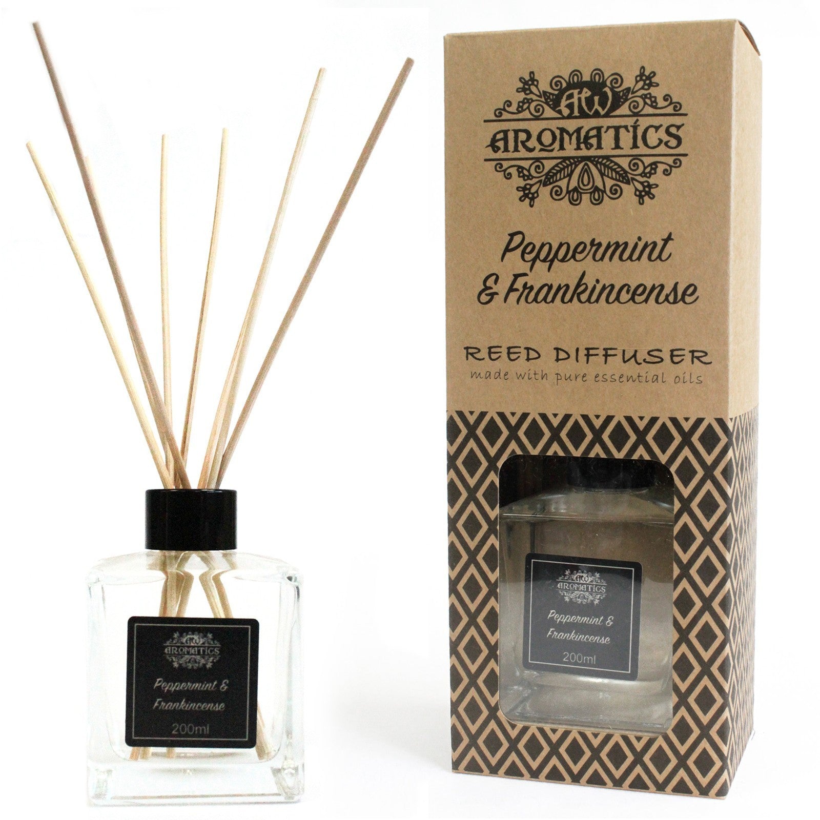 Stick de Varillas con Aceites Esenciales - Menta e Incienso