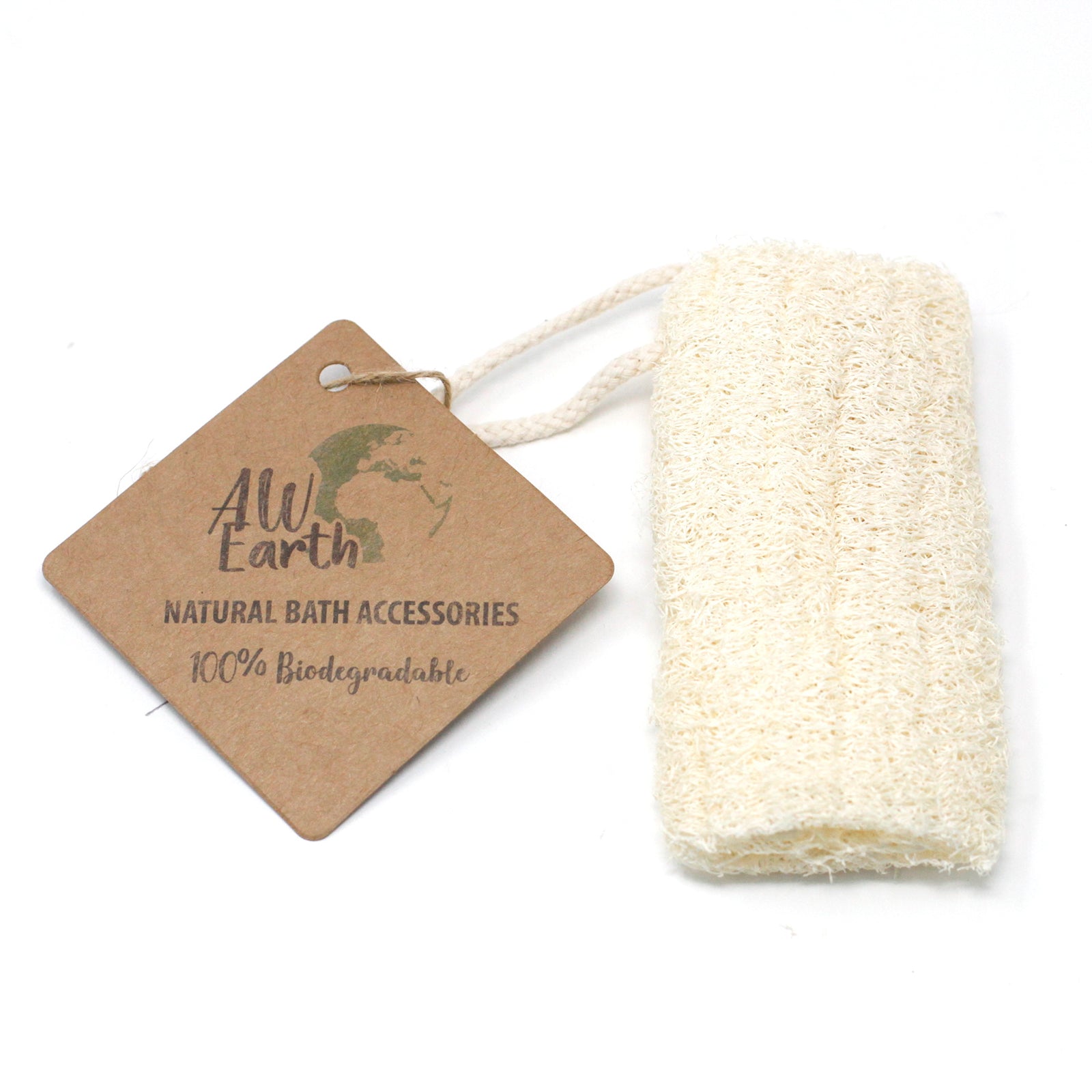 Exfoliante de Lufa Natural con cuerda - 12,7 cm