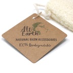 Exfoliante de Lufa Natural con cuerda - 12,7 cm