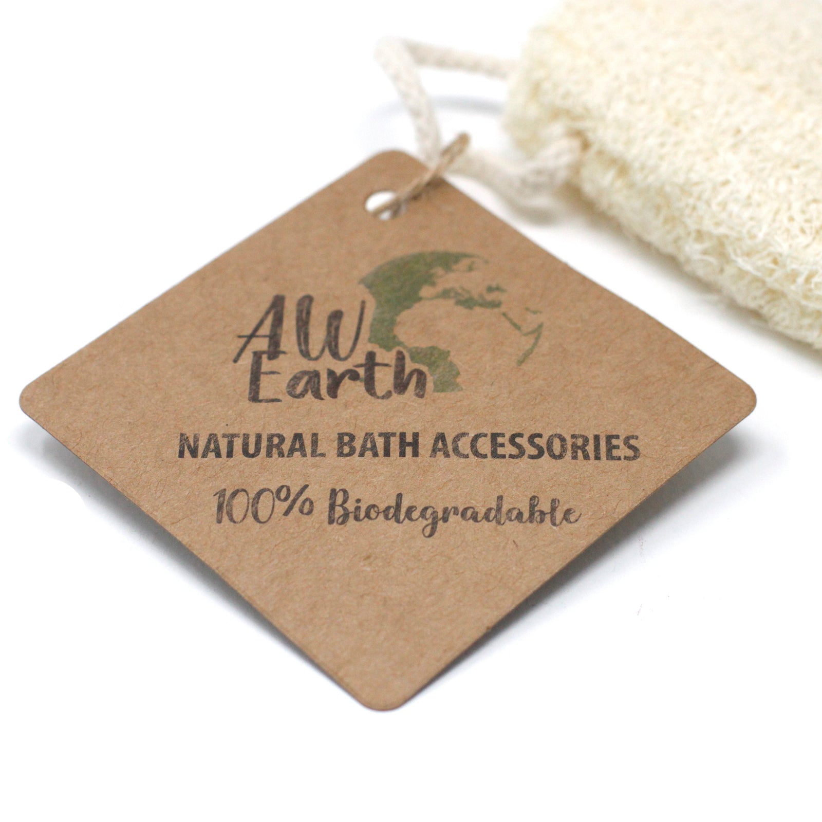 Exfoliante de Lufa Natural con cuerda - 12,7 cm