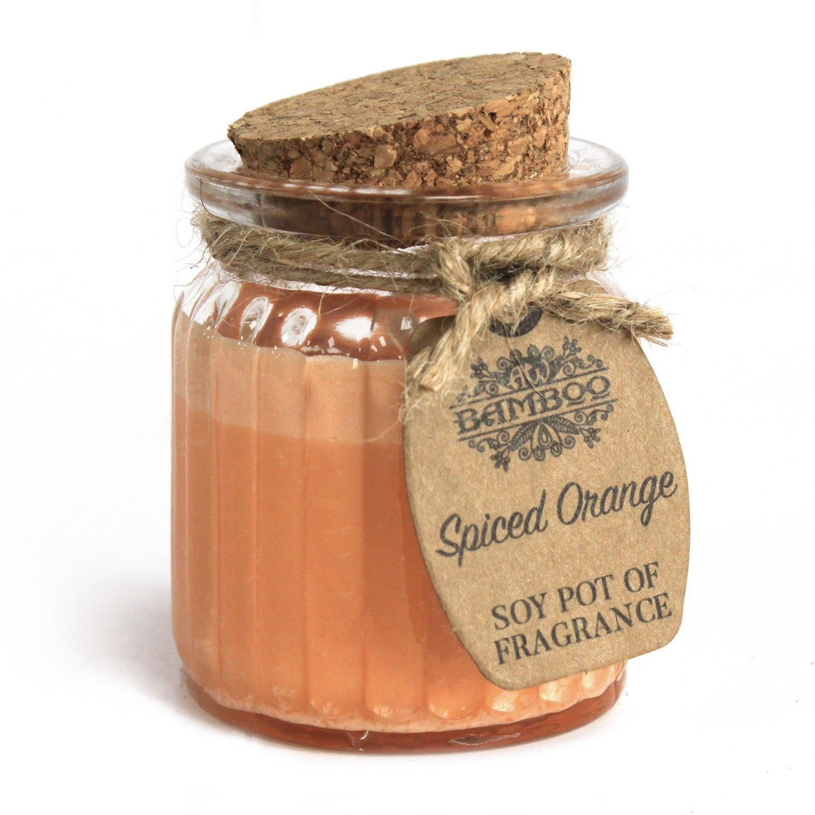 Vela de Cera de Soja en Tarro - Naranja Especiada