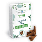 Conos de Incienso de Reflujo a Base de Plantas- Té de Jazmín