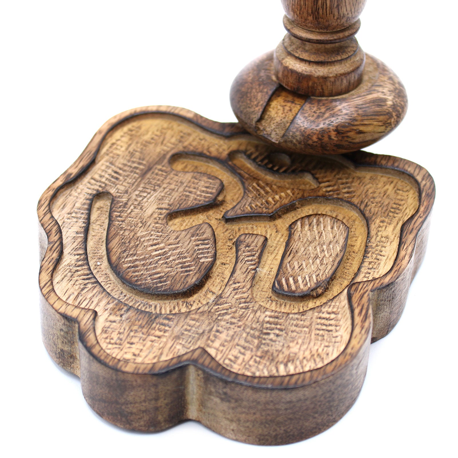 Quemador de Incienso Inverso en Madera de Mango - Ohm